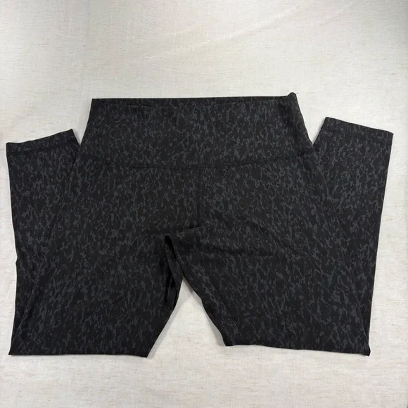 SOLD!Lululemon Align High-Rise 25" leggings leopard camo coal multi pattern - 12 - Picture 2 of 7